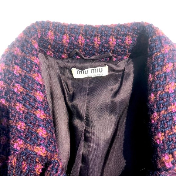 Vintage Miu Miu! Two-piece tweed suit set. - Picture 4 of 16